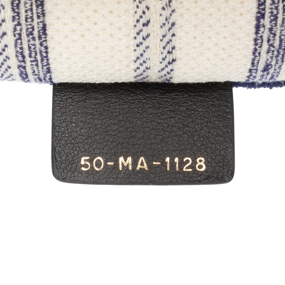 Pre-Loved Dior Large Canvas Striped Book Tote - Picture 6 of 11